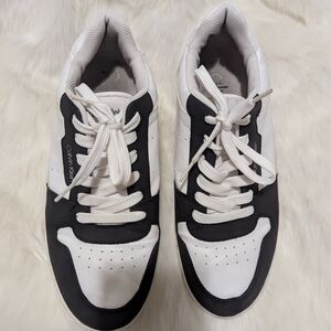 Calvin Klein Men's Black and White Sneakers Size 11